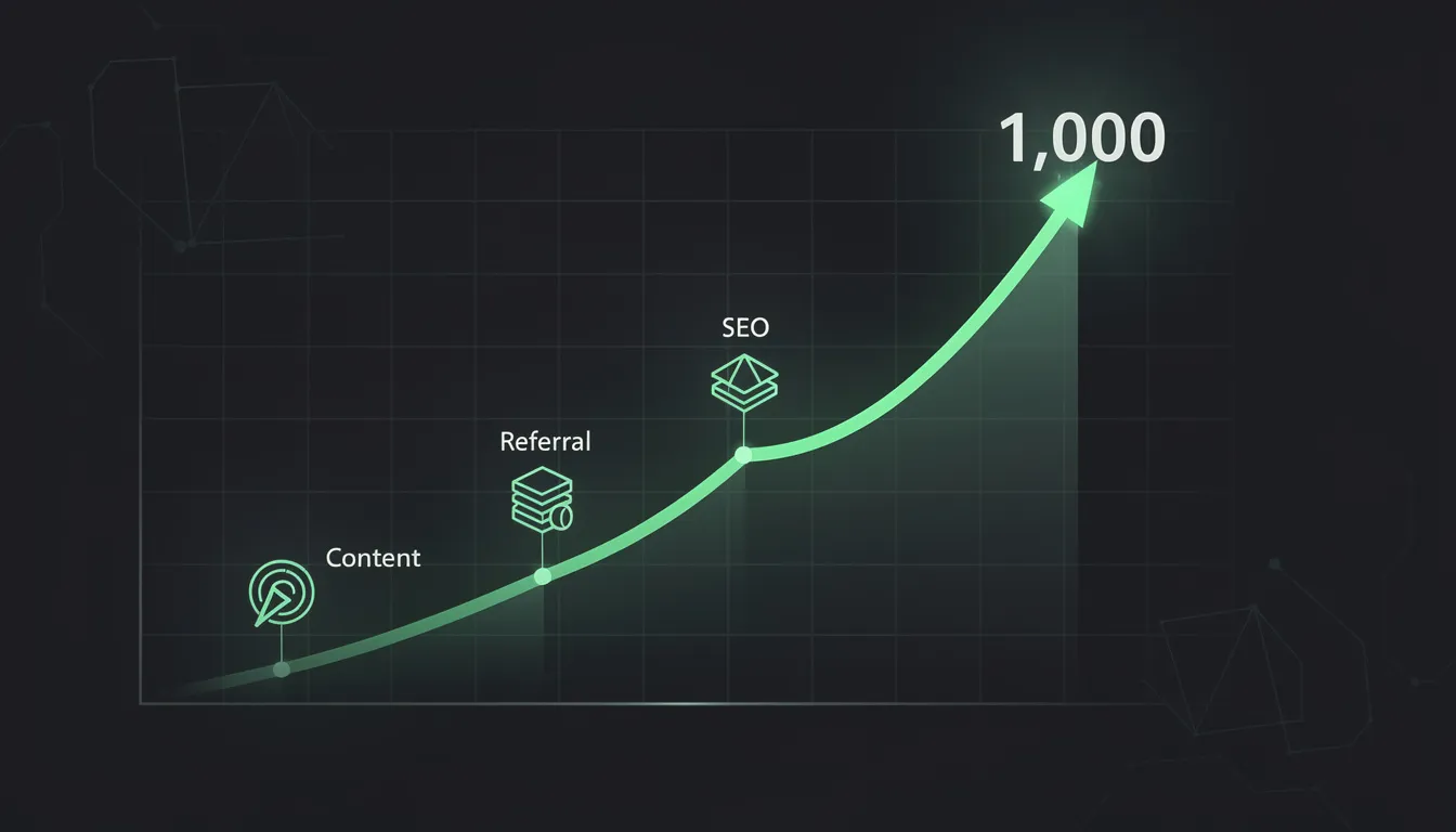 From 0 to 1,000 Users Without Spending on Ads